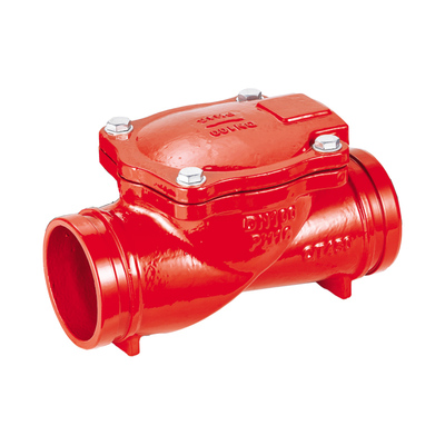 H84X沟槽式橡胶瓣止回阀